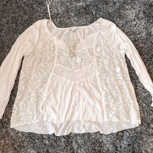 White Lace Shirt